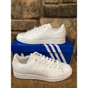 Adidas Originals Stan Smith W Triple White Sneakers LA6639 Womens 8.5 New